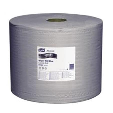 Tork Tork Auto Wipes - SCA Tissue N Amer TW13244101 Advanced 440 Wiper; Center Pull; 4-Ply; Blue TW13244101